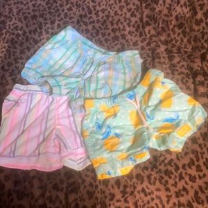3pairs of girls shorts